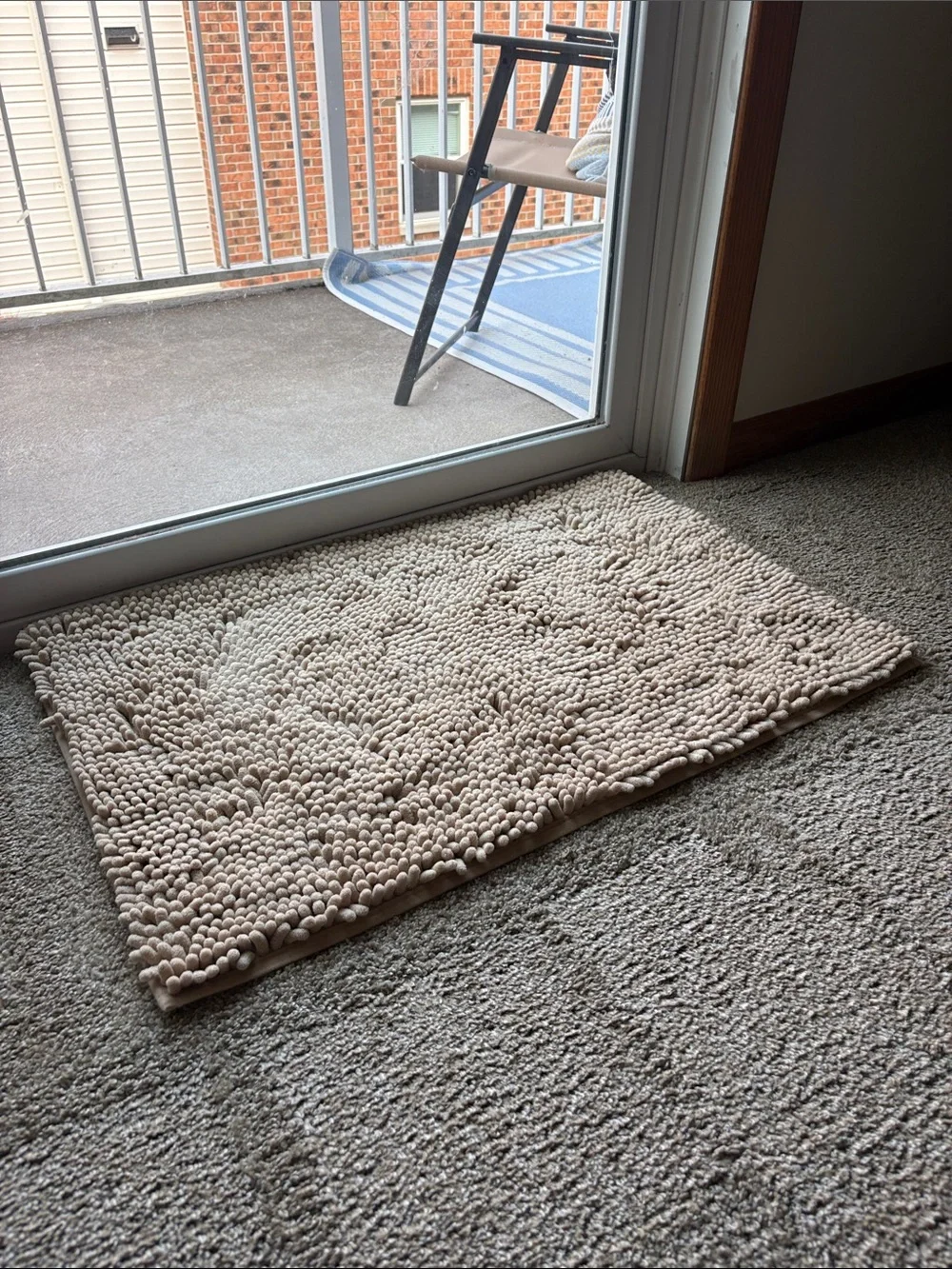 Plush Unopened Mat - Beige
